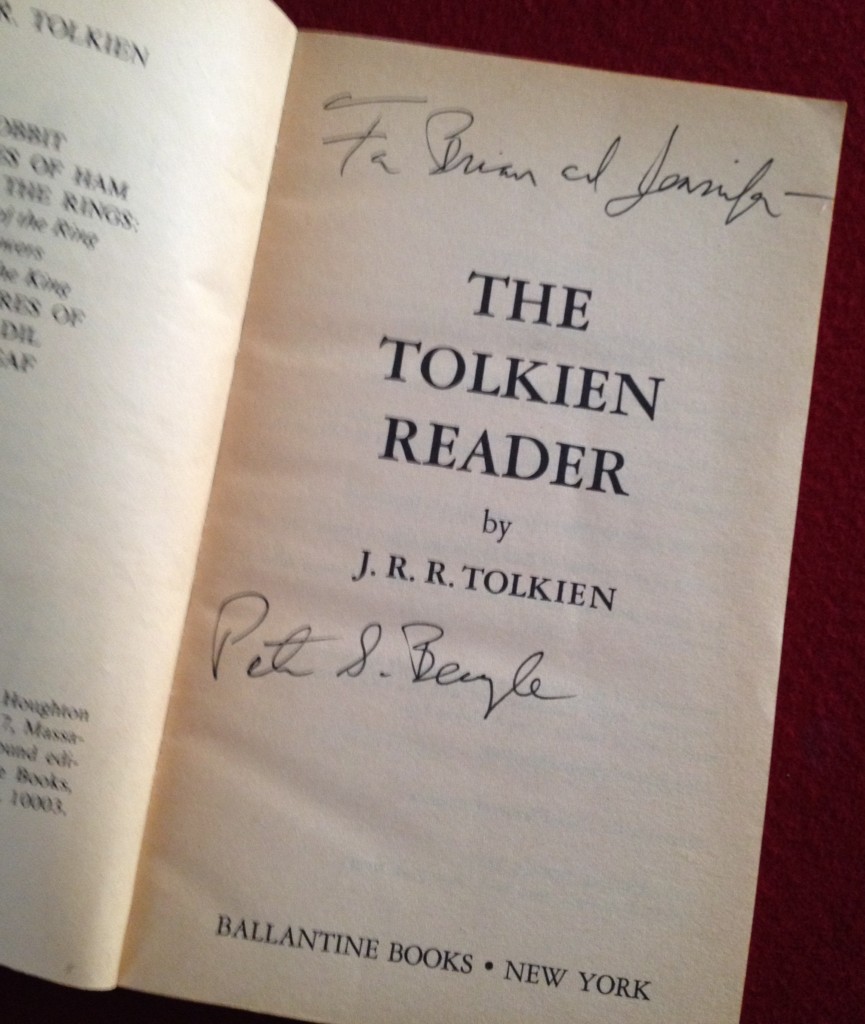 We couldn't have it signed by Tolkien, after all.