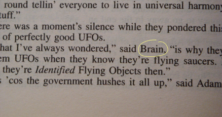 Typo in Good Omens, by Terry Pratchett and Neil Gaiman
